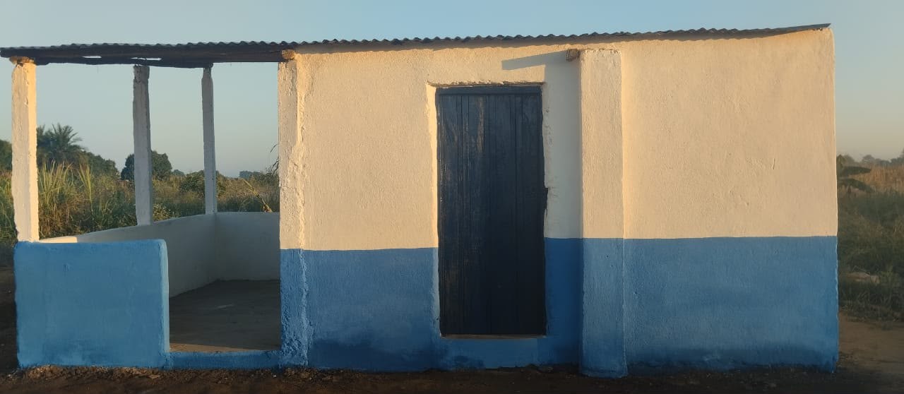 Prédio da sala de saúde em Lamego, Moçambique